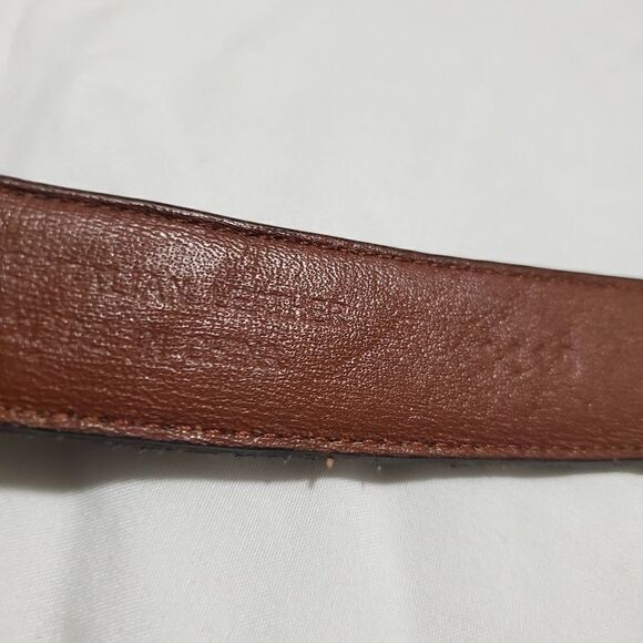 Jo's A Bank Black Leather Belt Size 42 - Picture 5 of 7